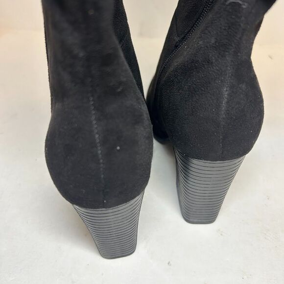 Journee Collection Womens 6.5 M XWC Black Knee High Heeled Riding Boots NIB JO7 - Picture 6 of 7